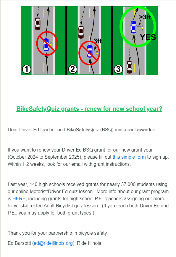 Bike Safety Quiz